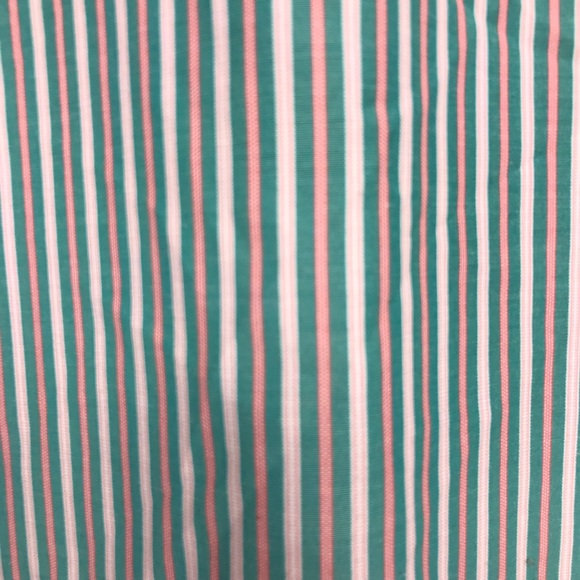Lou’s Philippe min green peach stripe l/s shirt M - Picture 5 of 6
